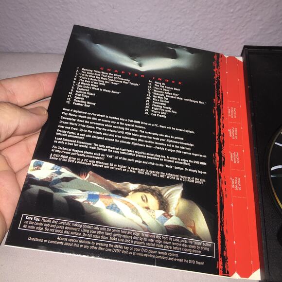 Dvd Used A Nightmare On Elm Street New Line 1st Movie Wes Craven Freddy Krueger - Picture 3 of 5